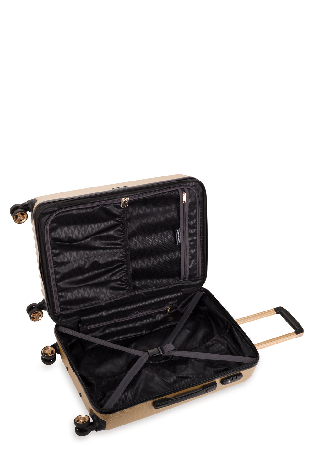 SWISSGEAR Energie Medium Checked Spinner - Gold - 05