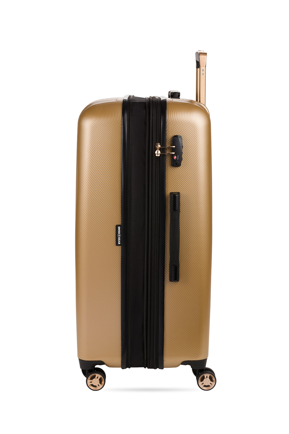 SWISSGEAR Energie Large Checked Spinner - Gold - 04