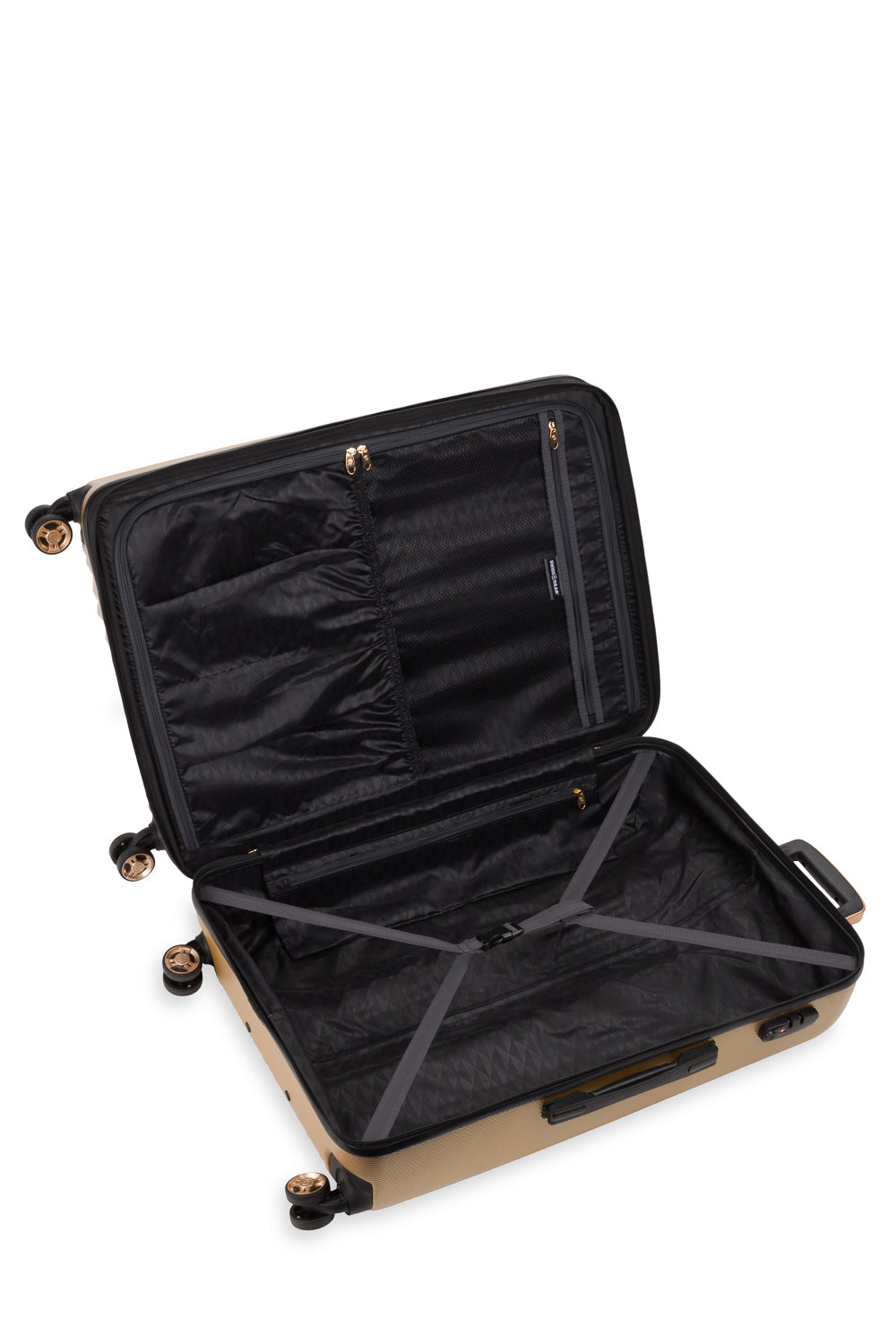 SWISSGEAR Energie Large Checked Spinner - Gold - 05