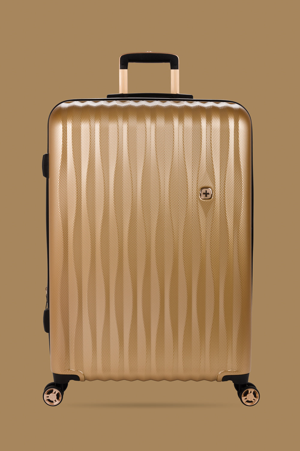 SWISSGEAR Energie Large Checked Spinner - Gold - 12