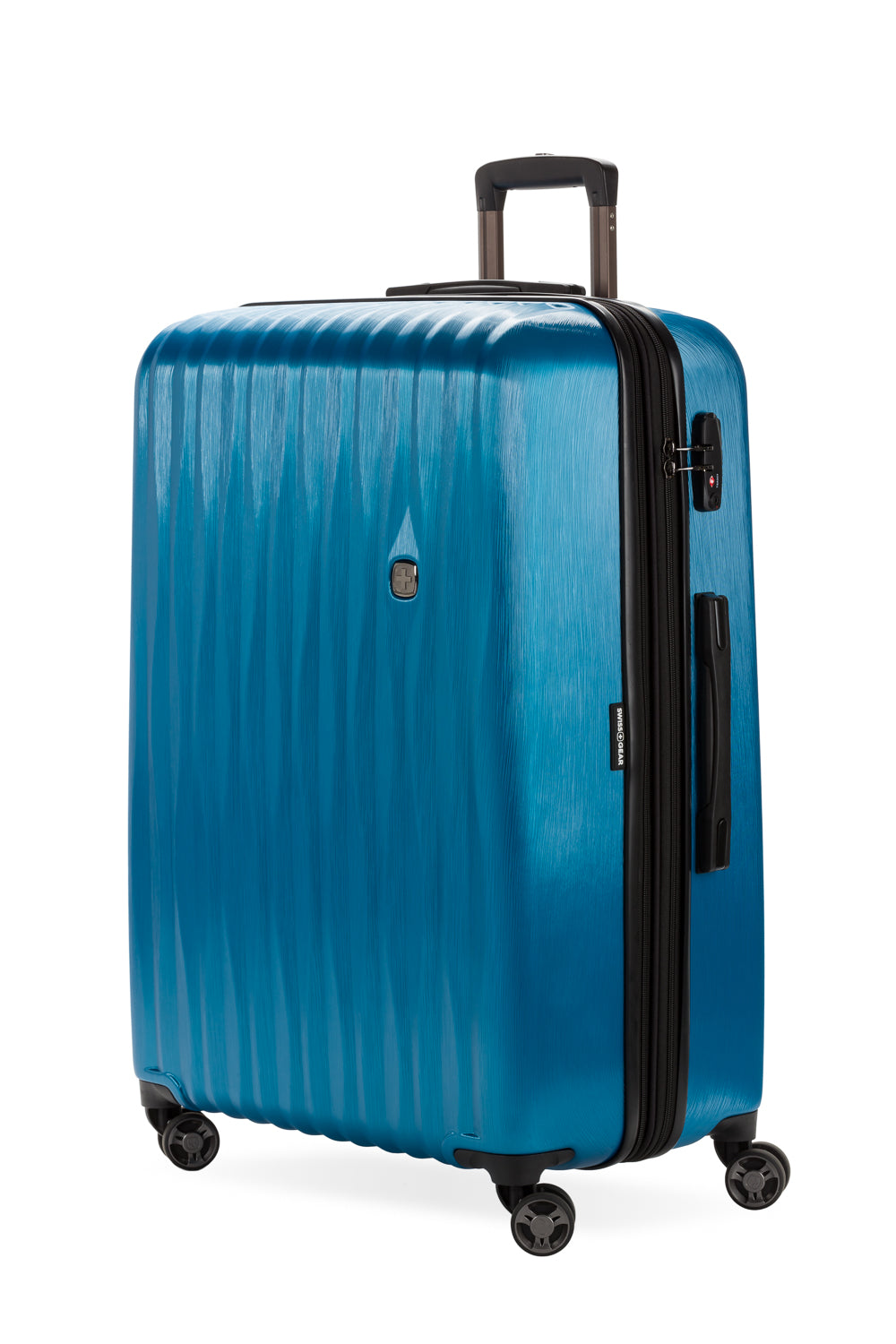 SWISSGEAR Energie Large Checked Spinner - Ocean Blue - 01