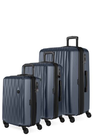 SWISSGEAR Energie 3-Piece Spinner Set in Navy