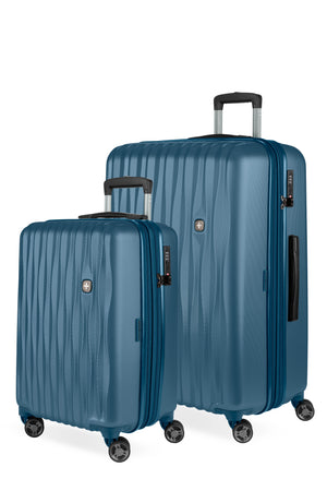SWISSGEAR Energie 2-Piece Spinner Set in Atlas Blue