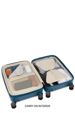 SWISSGEAR Energie 2-Piece Spinner Set in Atlas Blue