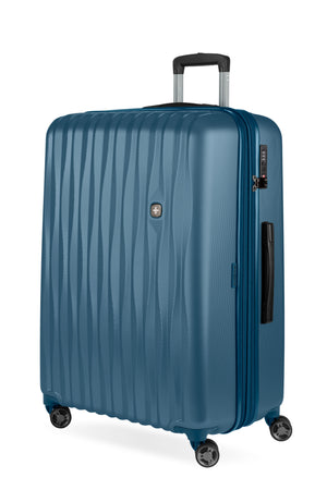 SWISSGEAR Energie Large Checked Spinner in Atlas Blue