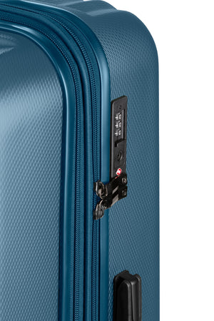 SWISSGEAR Energie Large Checked Spinner in Atlas Blue