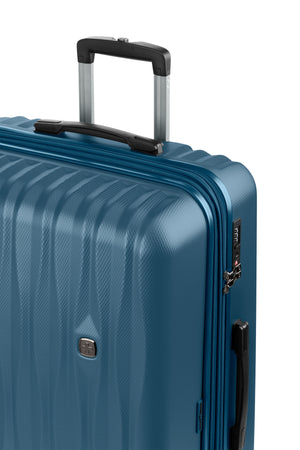 SWISSGEAR Energie Large Checked Spinner in Atlas Blue