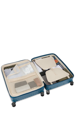 SWISSGEAR Energie Large Checked Spinner in Atlas Blue