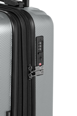 SWISSGEAR Energie 3-Piece Spinner Set in Silver