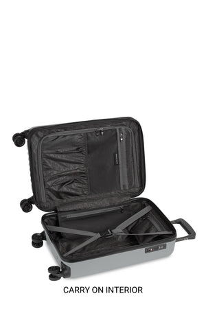 SWISSGEAR Energie 3-Piece Spinner Set in Silver