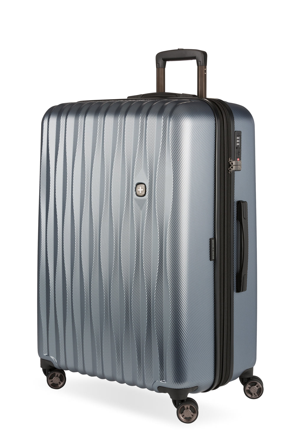 SWISSGEAR Energie Large Checked Spinner - Grey - 01