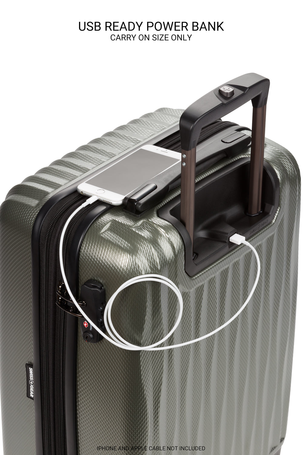 SWISSGEAR Energie 2-Piece Spinner Set - Olive Green - 06