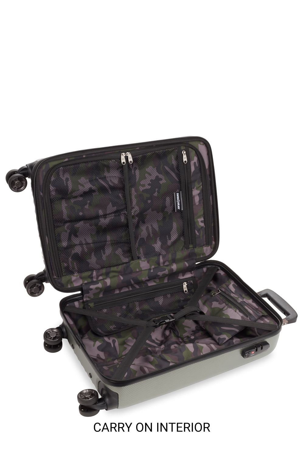 SWISSGEAR Energie 2-Piece Spinner Set - Olive Green - 11