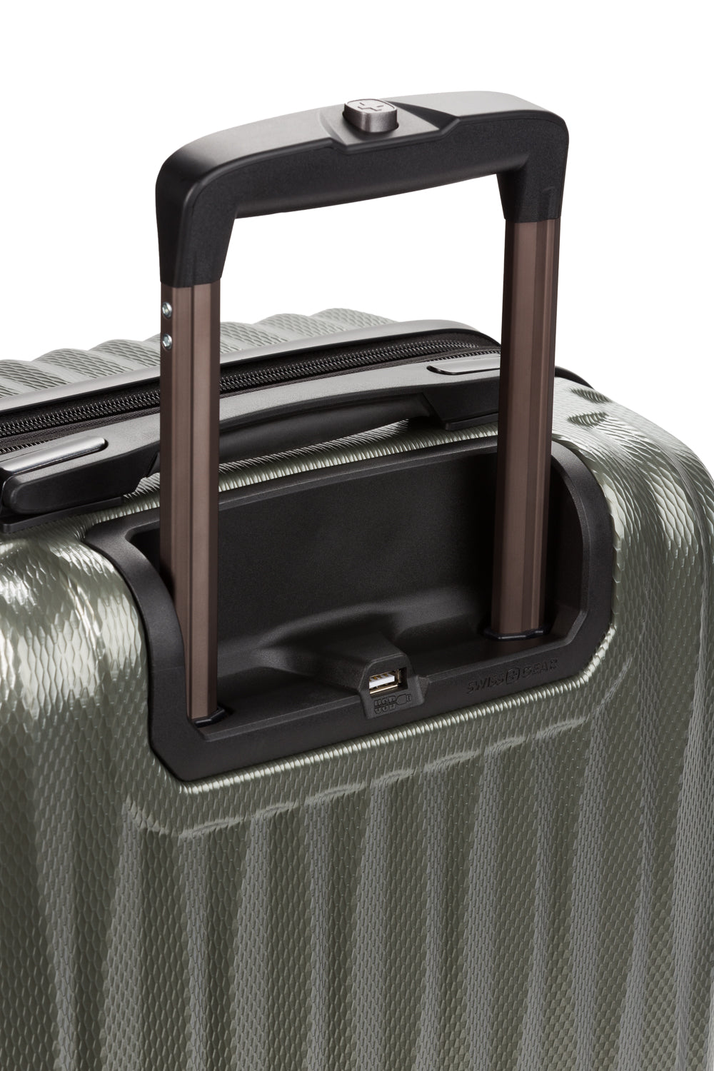 SWISSGEAR Energie Carry-On Spinner - Olive Green - 15