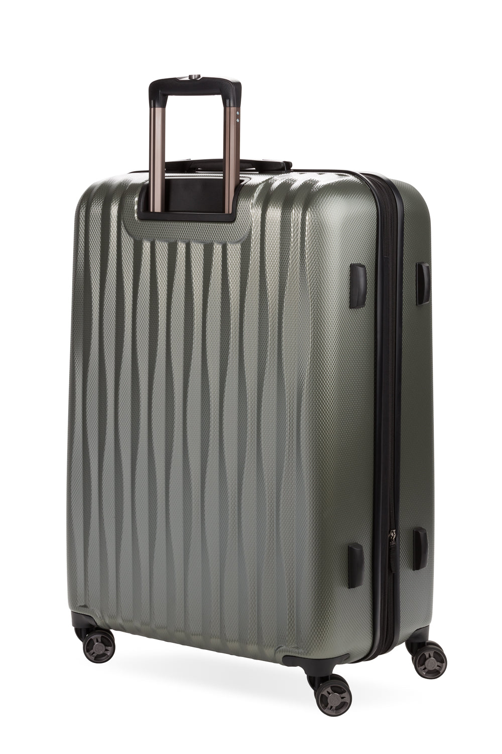 SWISSGEAR Energie Large Checked Spinner - Olive Green - 02
