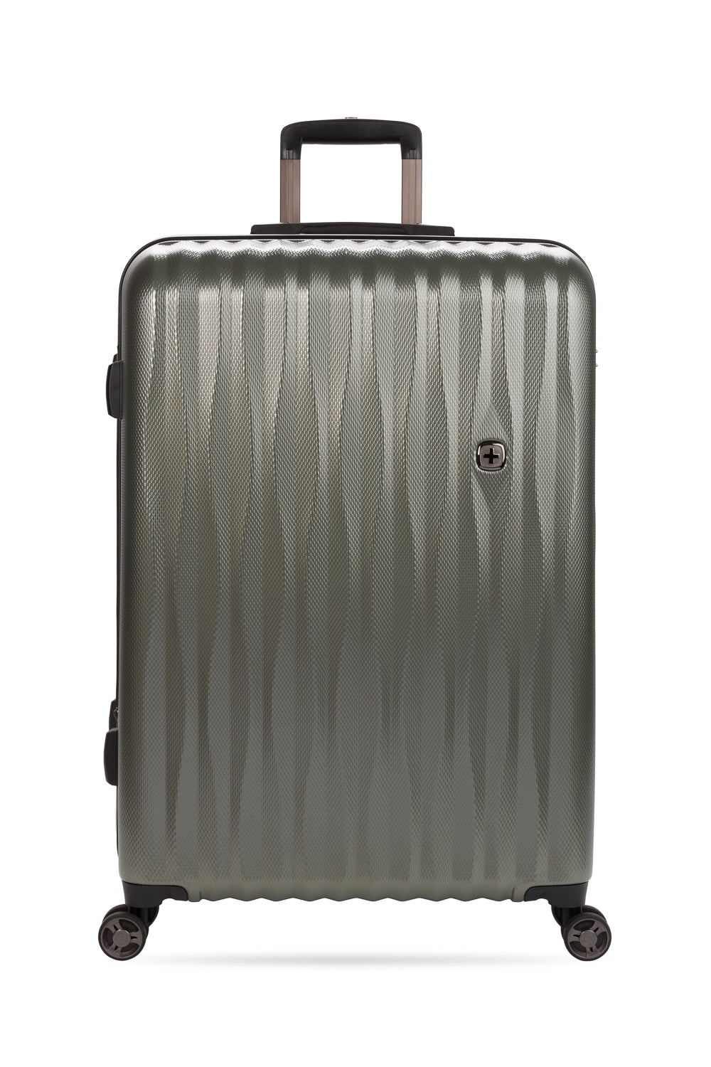 SWISSGEAR Energie Large Checked Spinner - Olive Green - 11