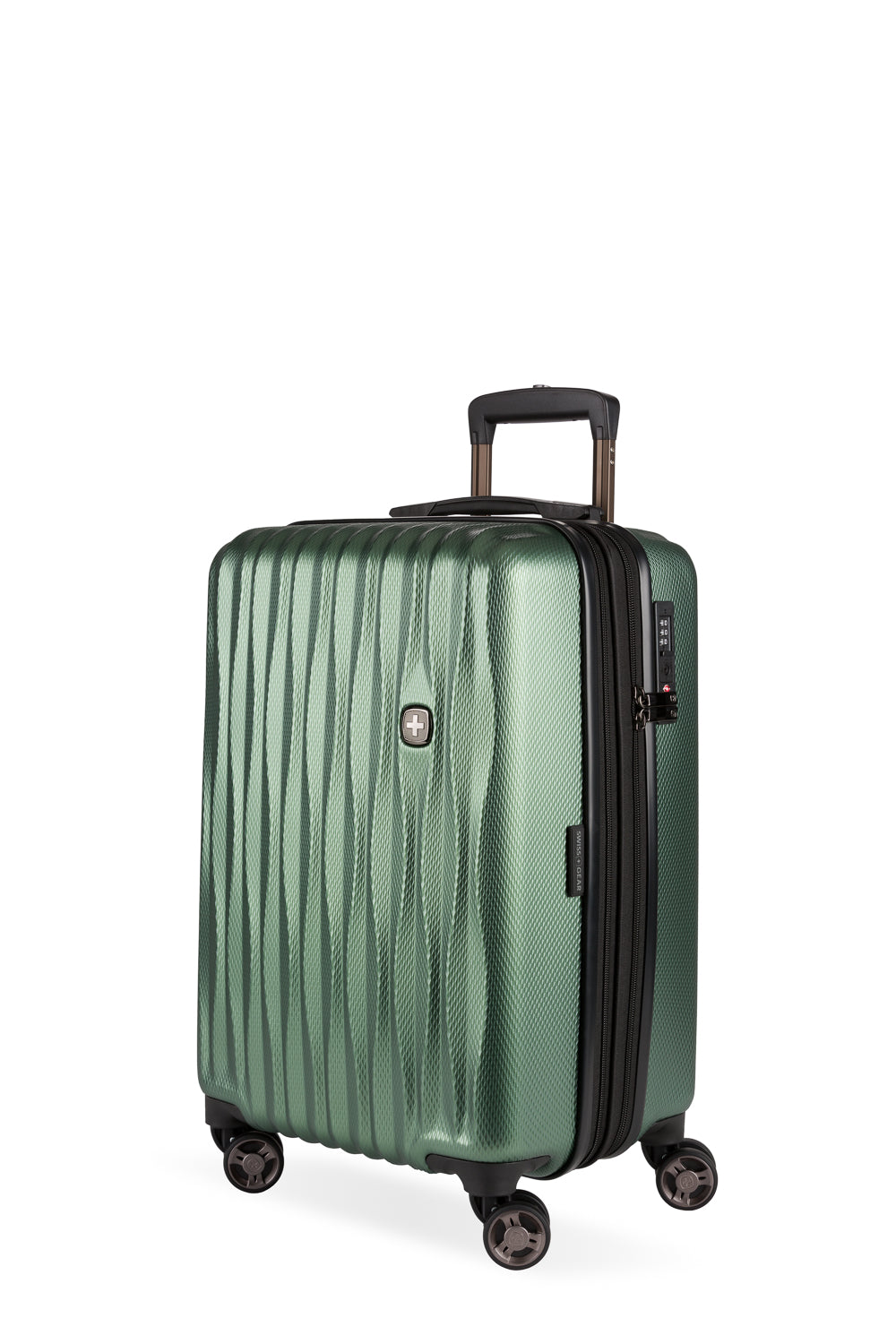 SWISSGEAR Energie Carry-On Spinner in Verdun Green