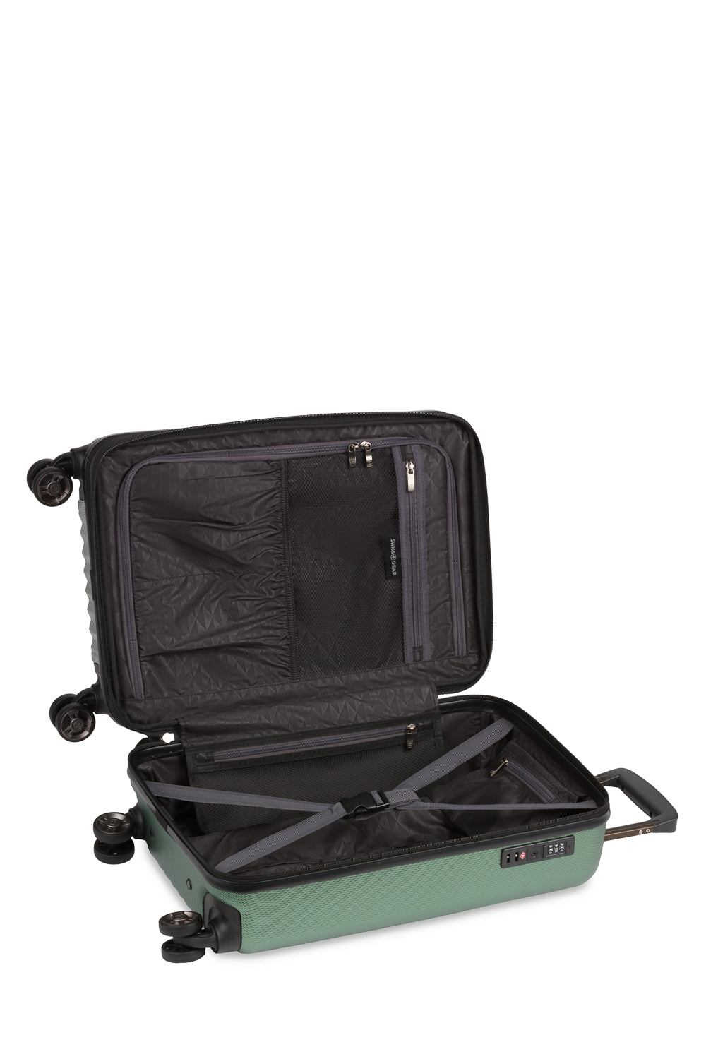 SWISSGEAR Energie Carry-On Spinner - Verdun Green - 06