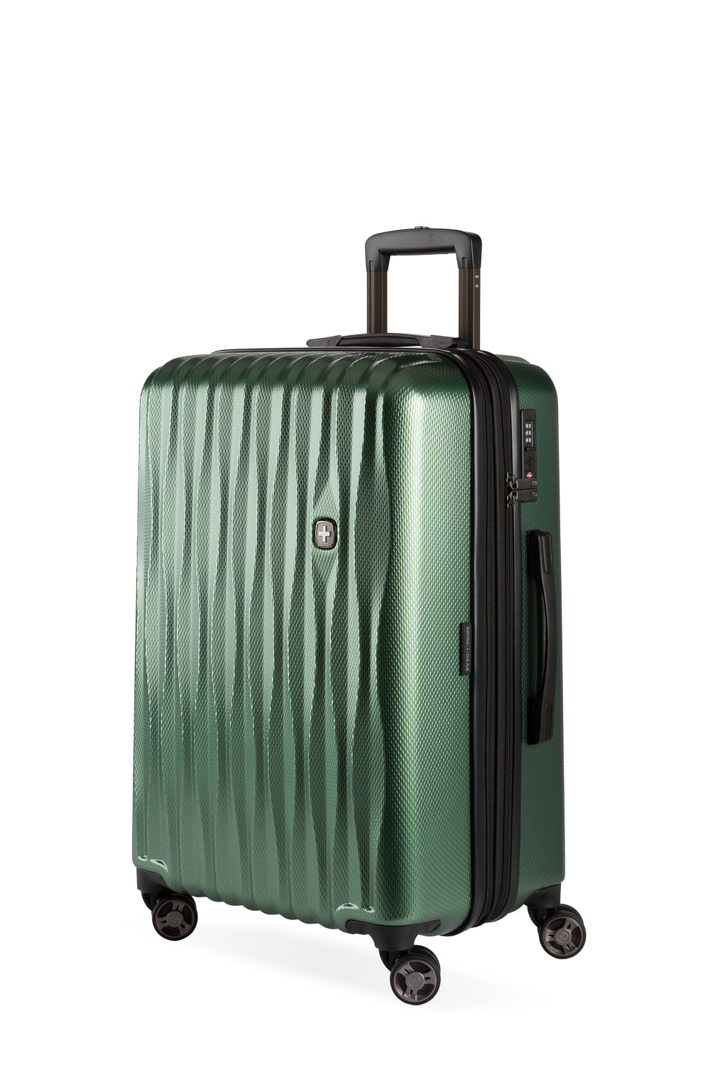 SWISSGEAR Energie Medium Checked Spinner - Verdun Green - 01