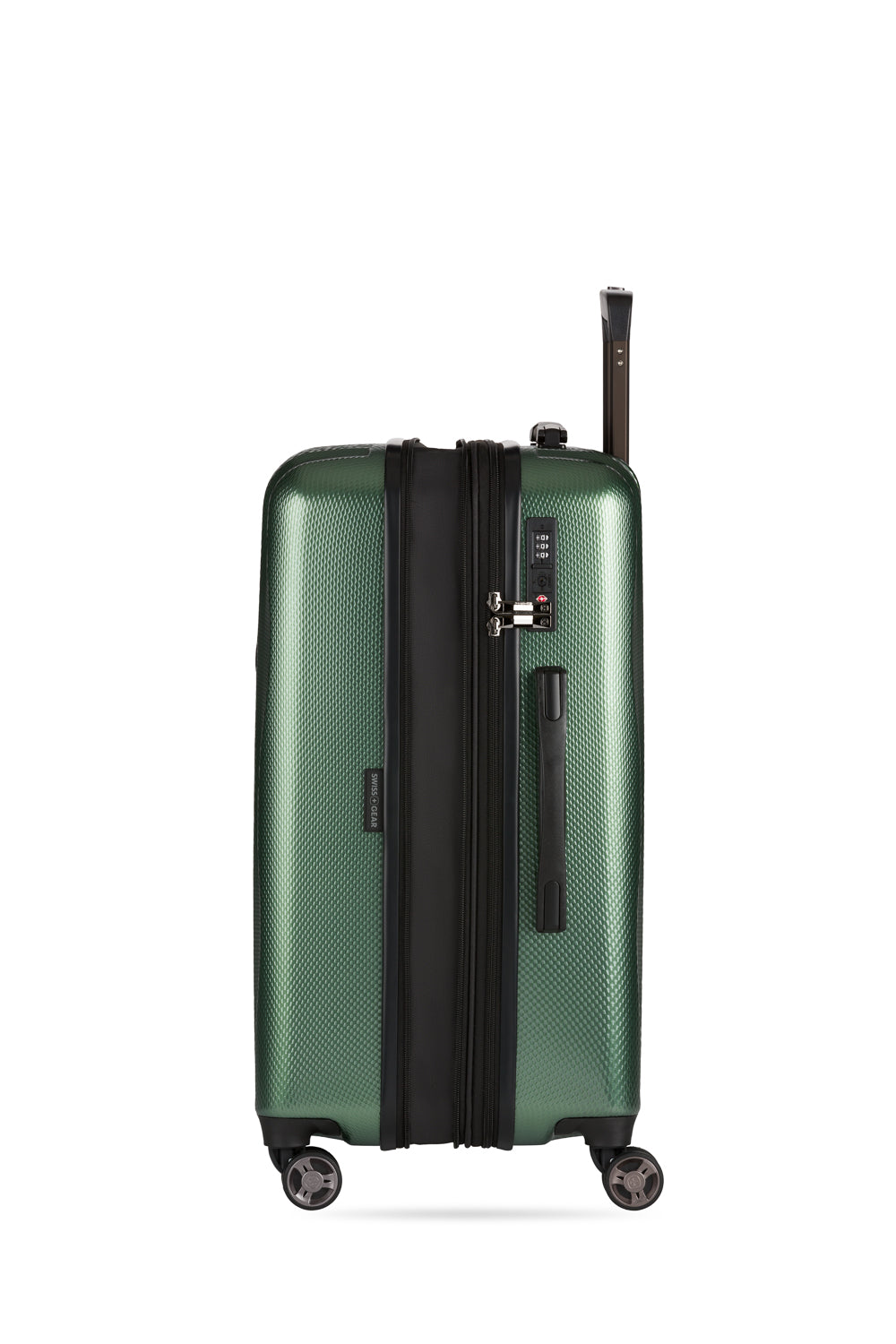SWISSGEAR Energie Medium Checked Spinner - Verdun Green - 04