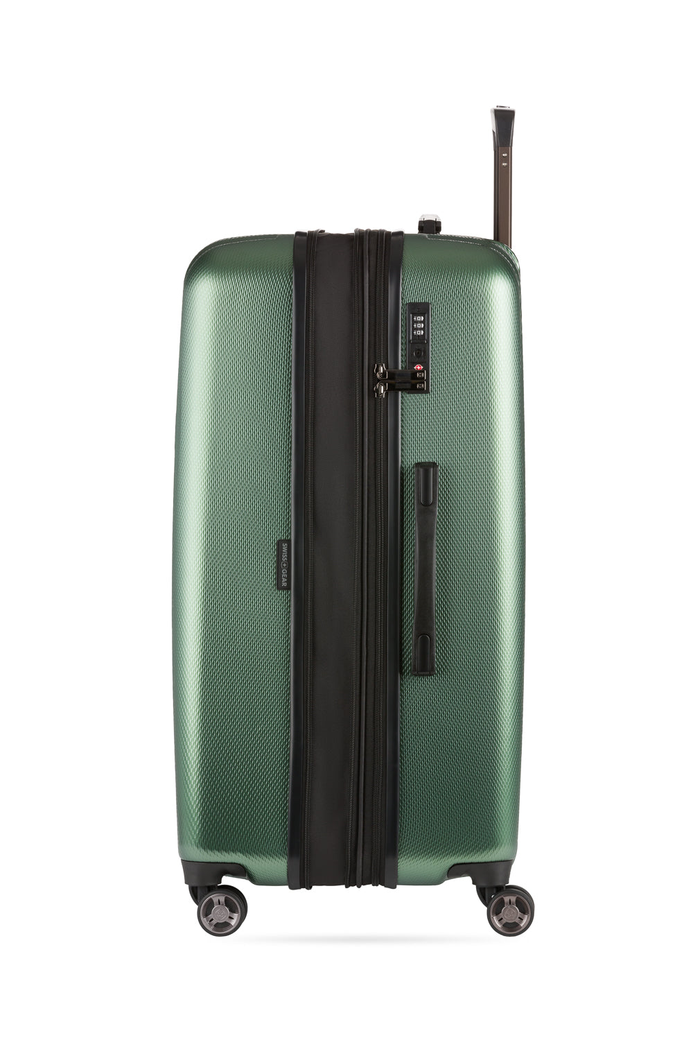 SWISSGEAR Energie Large Checked Spinner in Verdun Green