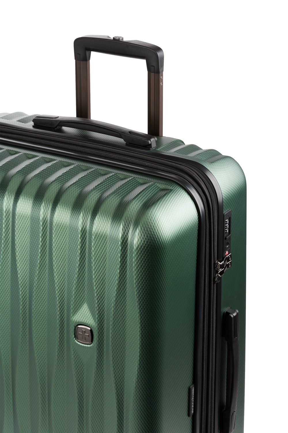 SWISSGEAR Energie Large Checked Spinner - Verdun Green - 12
