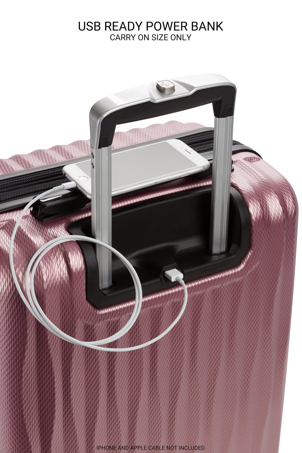 SWISSGEAR Energie Carry-On Spinner - Pink - 06