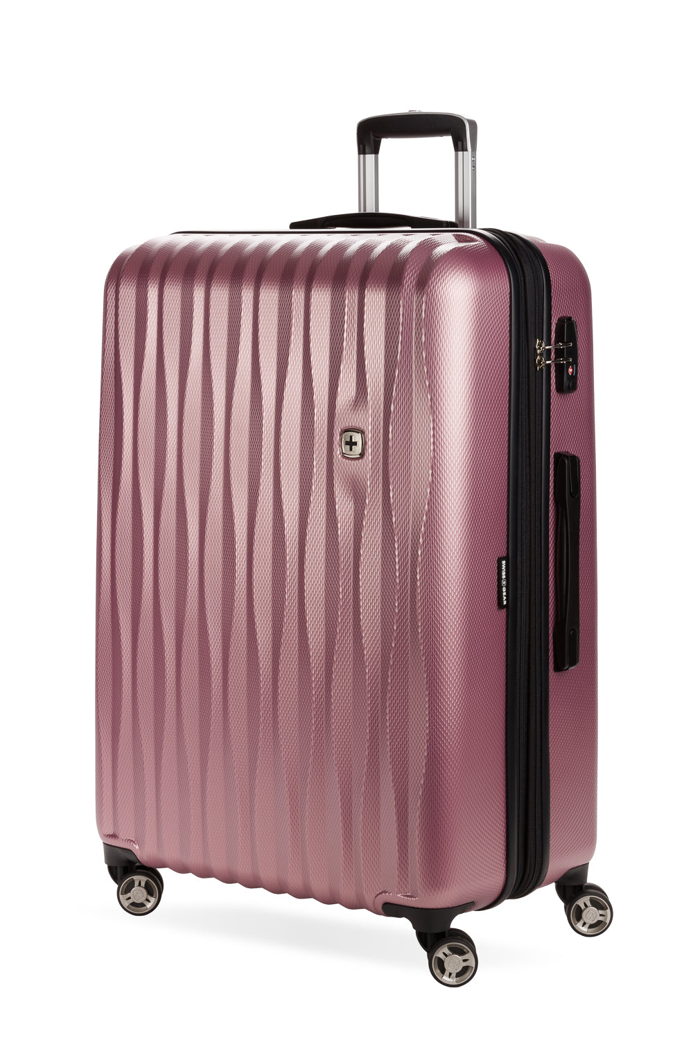 SWISSGEAR Energie Large Checked Spinner - Pink - 01
