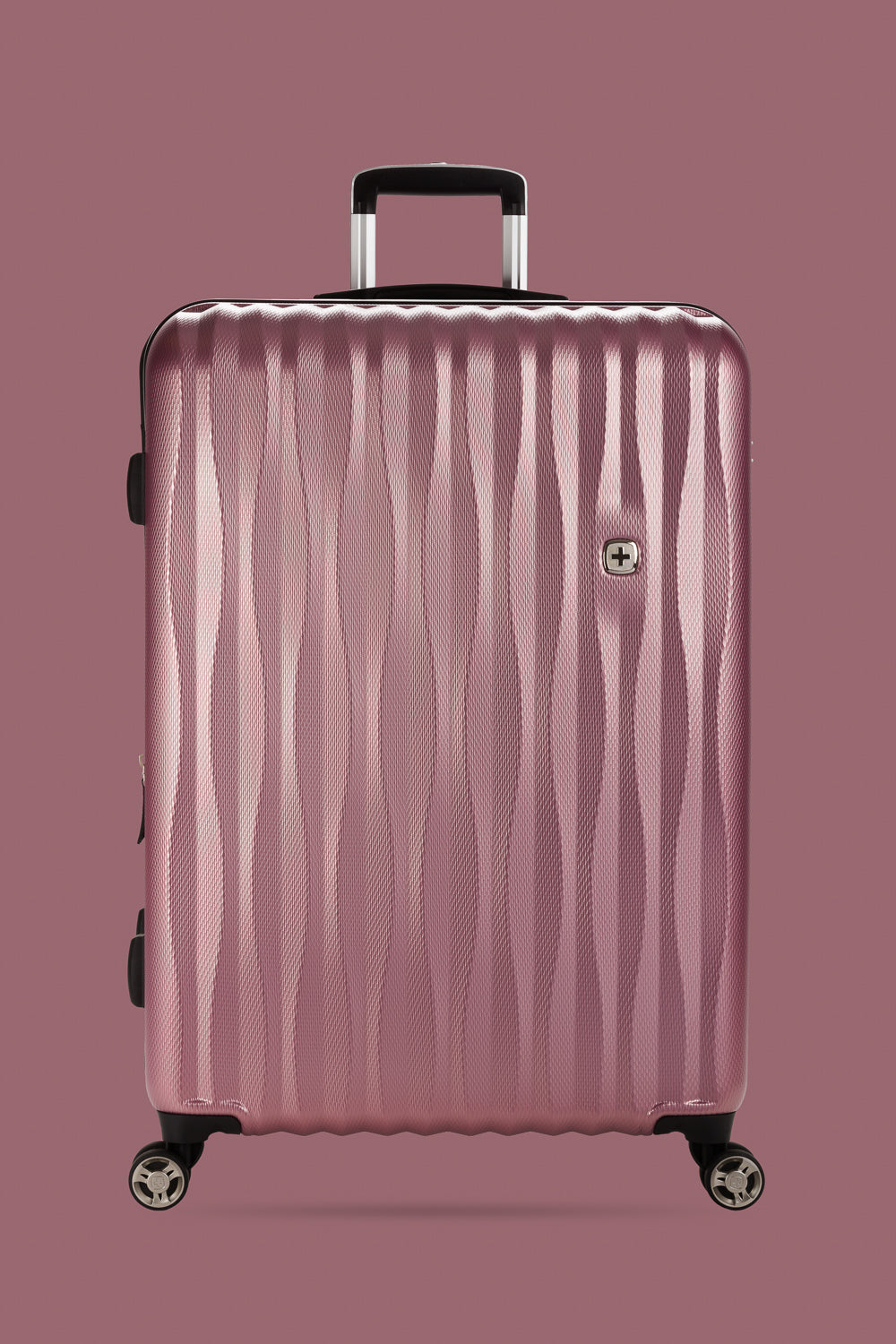SWISSGEAR Energie Large Checked Spinner - Pink - 12