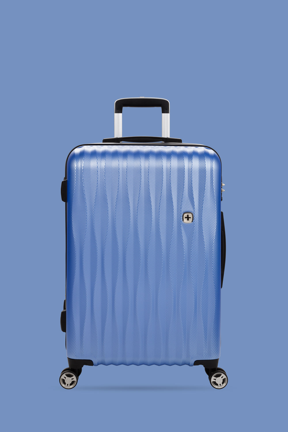 SWISSGEAR Energie Medium Checked Spinner - Periwinkle - 12