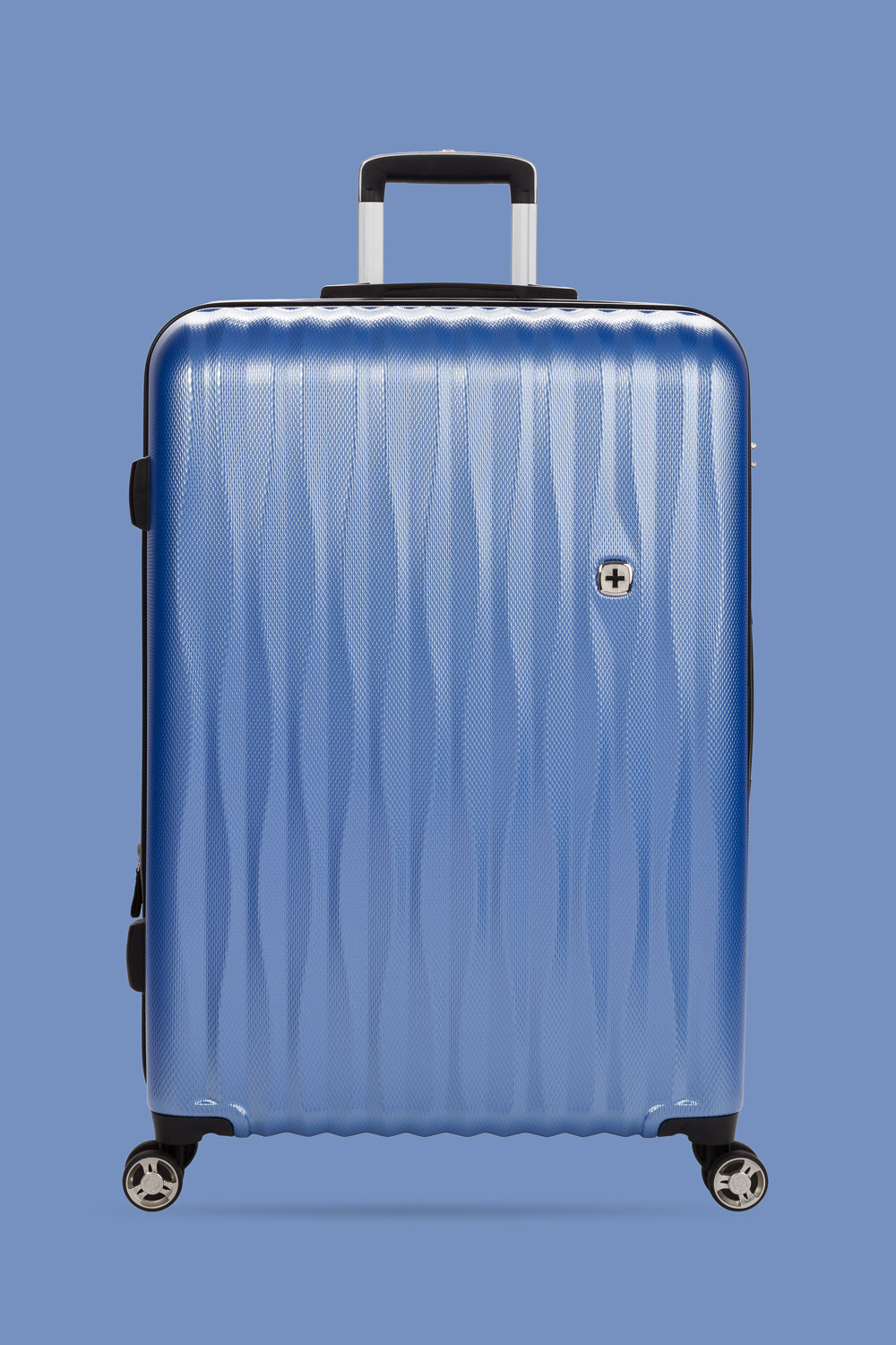 SWISSGEAR Energie Large Checked Spinner - Periwinkle - 12