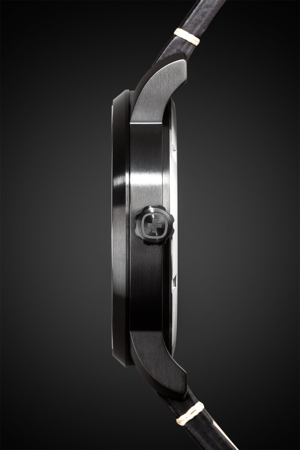 SWISSGEAR Legacy Swiss Watch - Black with Black Dial and Black Strap - 05