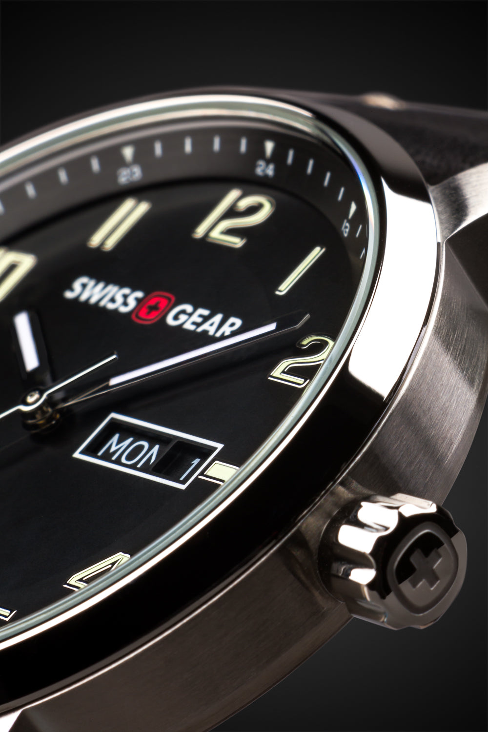 SWISSGEAR Legacy Swiss Watch - Black/Silver - 03