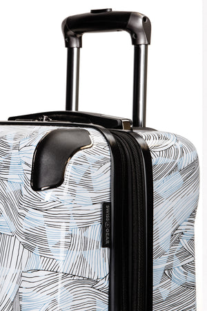 Swissgear 7330 Expandable Hardside Spinner Luggage Aluminum, push-button locking telescopic handle