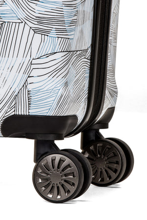 Swissgear 7330 Expandable Hardside Spinner Luggage Eight 360-degree, multi-directional spinner wheels