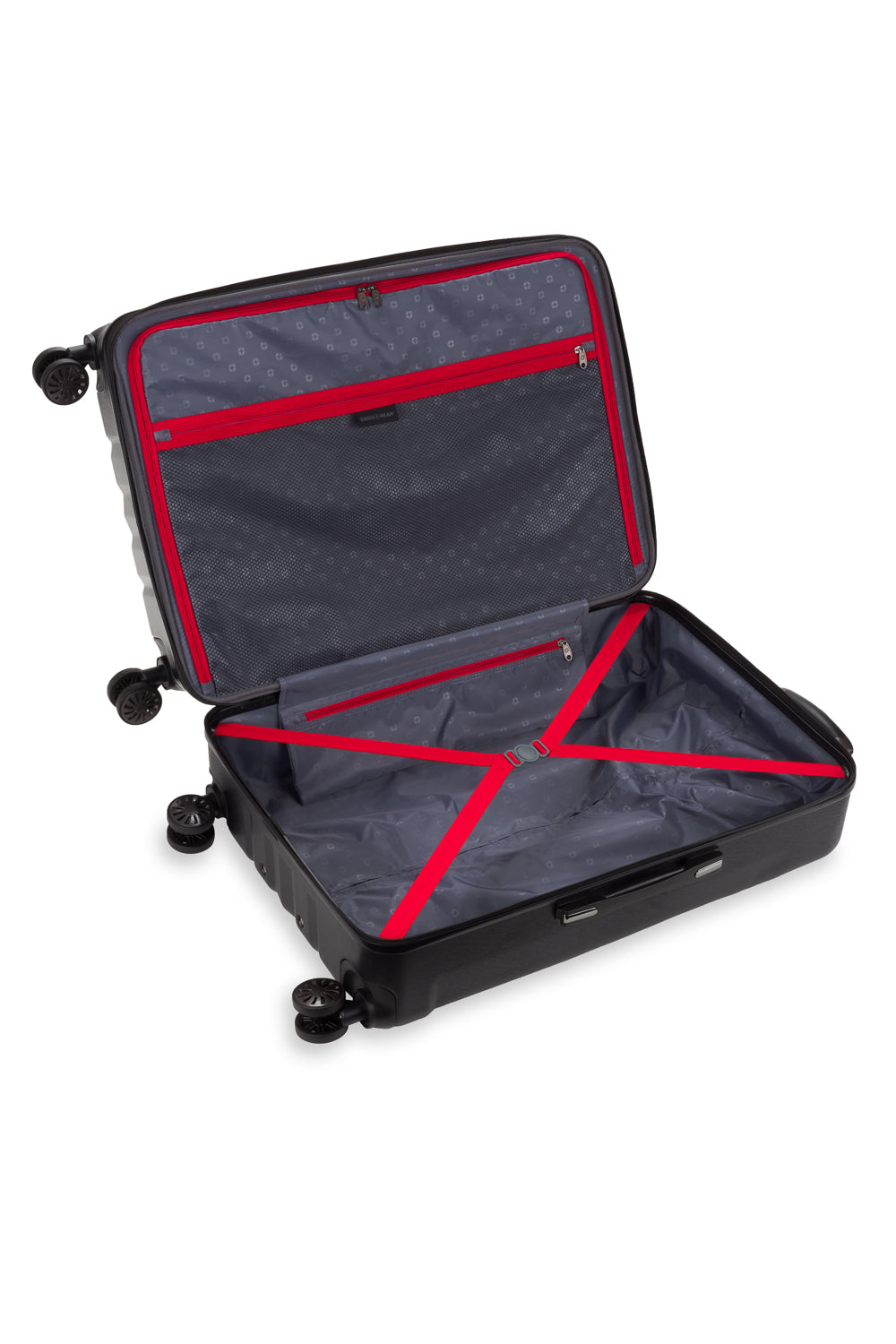 SWISSGEAR Cascade Large Checked Spinner in Black