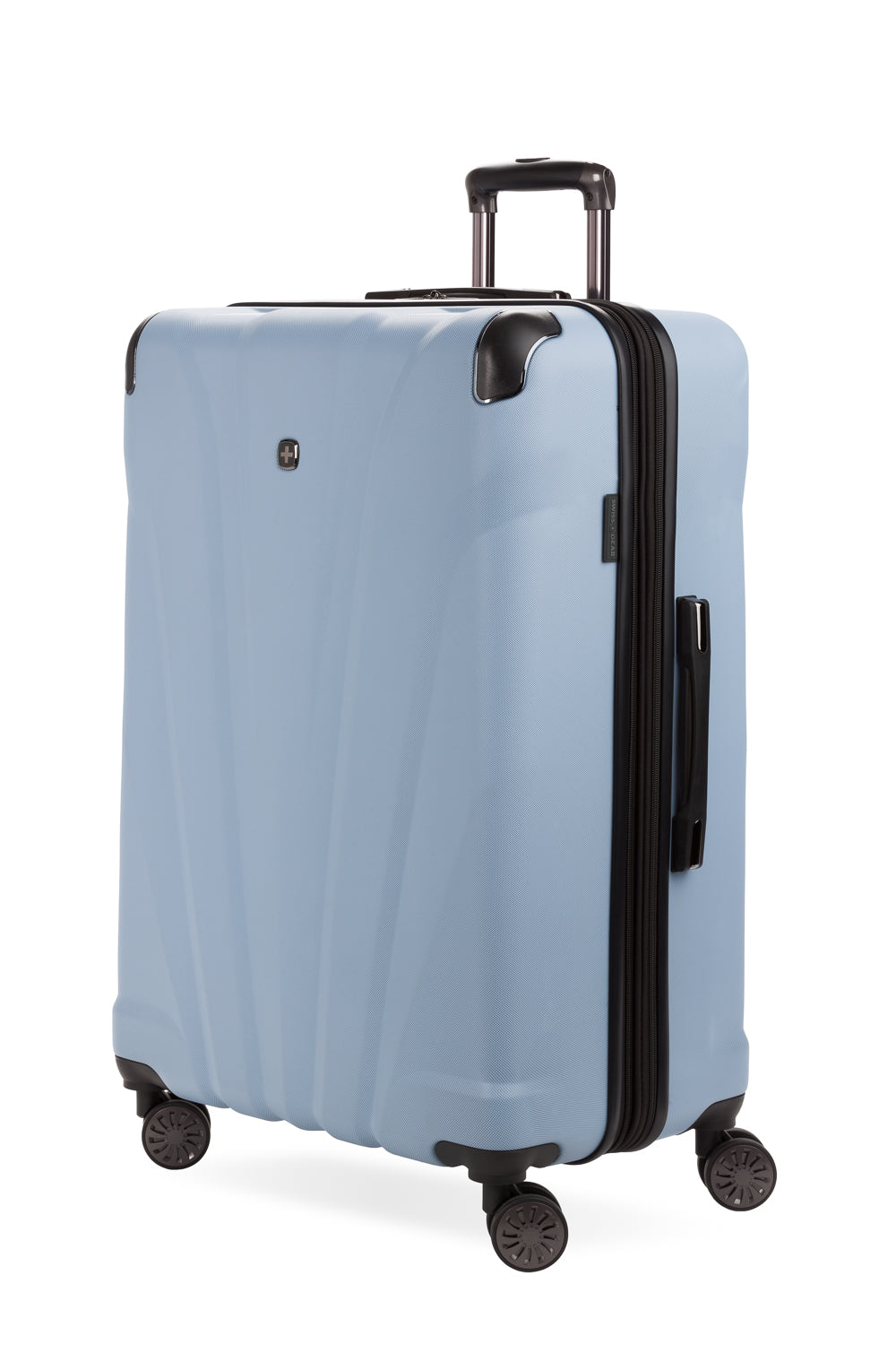 SWISSGEAR Cascade Large Checked Spinner - Celestial Blue - 01