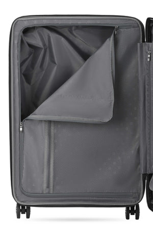 SWISSGEAR Cascade Medium Checked Spinner in Dark Grey