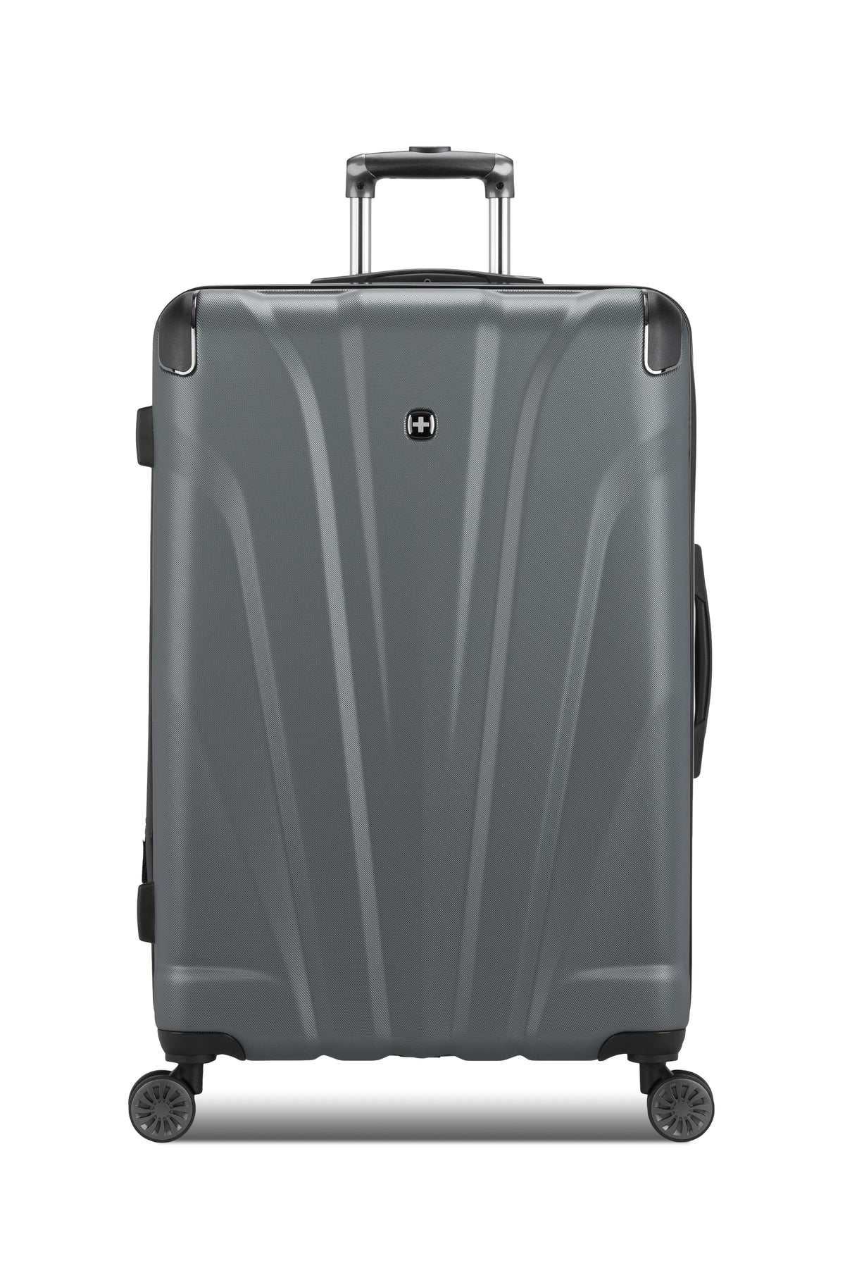 SWISSGEAR Cascade Large Checked Spinner - Dark Grey - 03