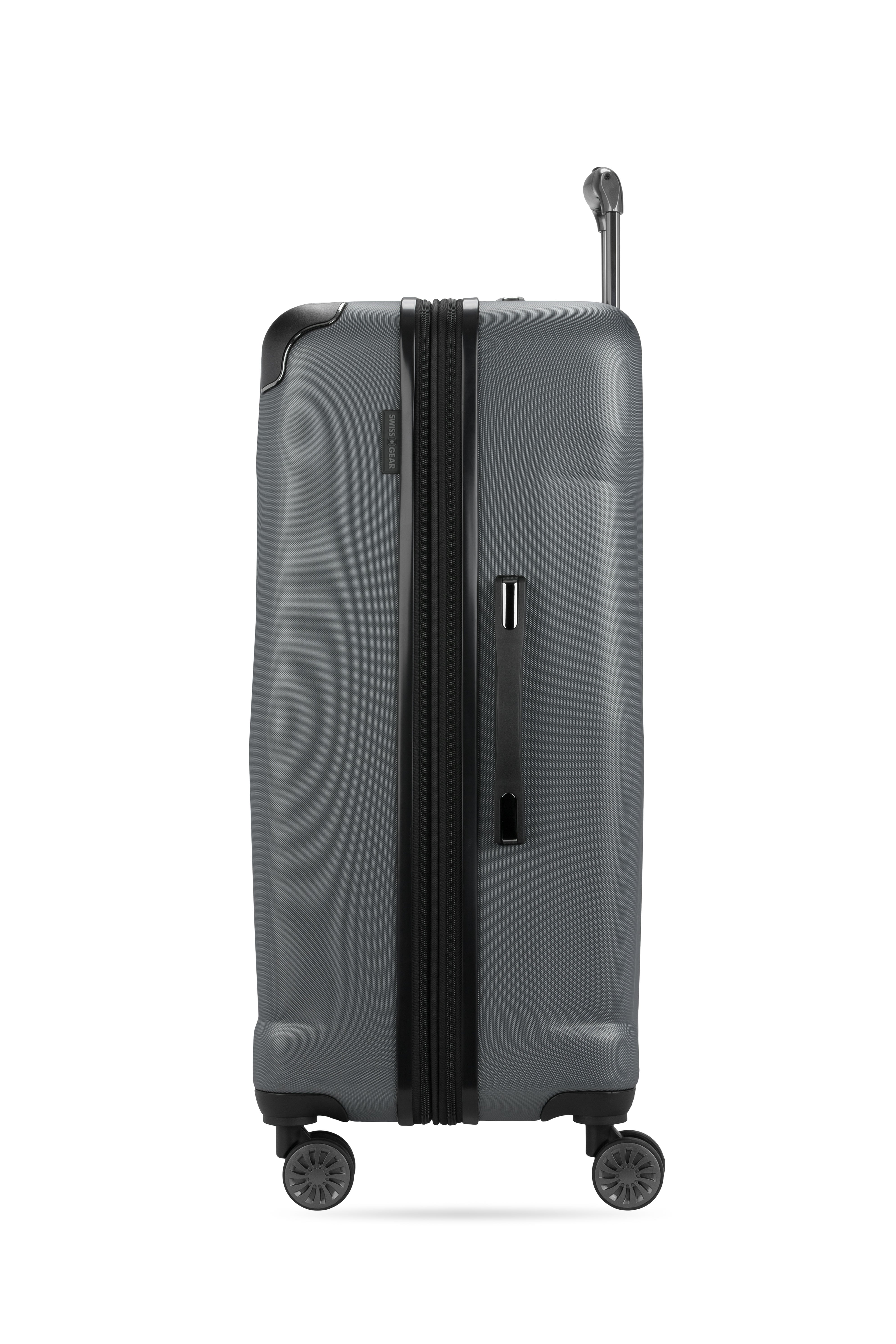 SWISSGEAR Cascade Large Checked Spinner in Dark Grey