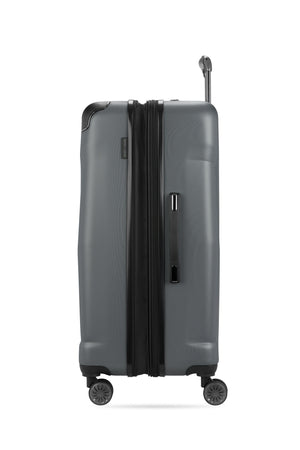 SWISSGEAR Cascade Large Checked Spinner in Dark Grey