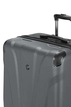 SWISSGEAR Cascade Large Checked Spinner in Dark Grey