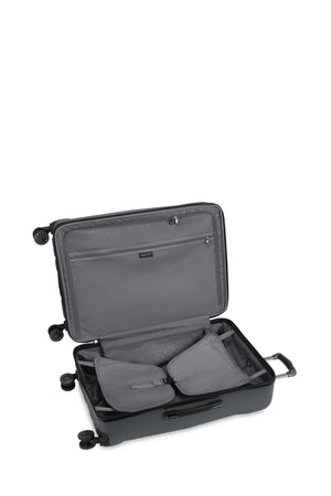 SWISSGEAR Cascade Large Checked Spinner in Dark Grey