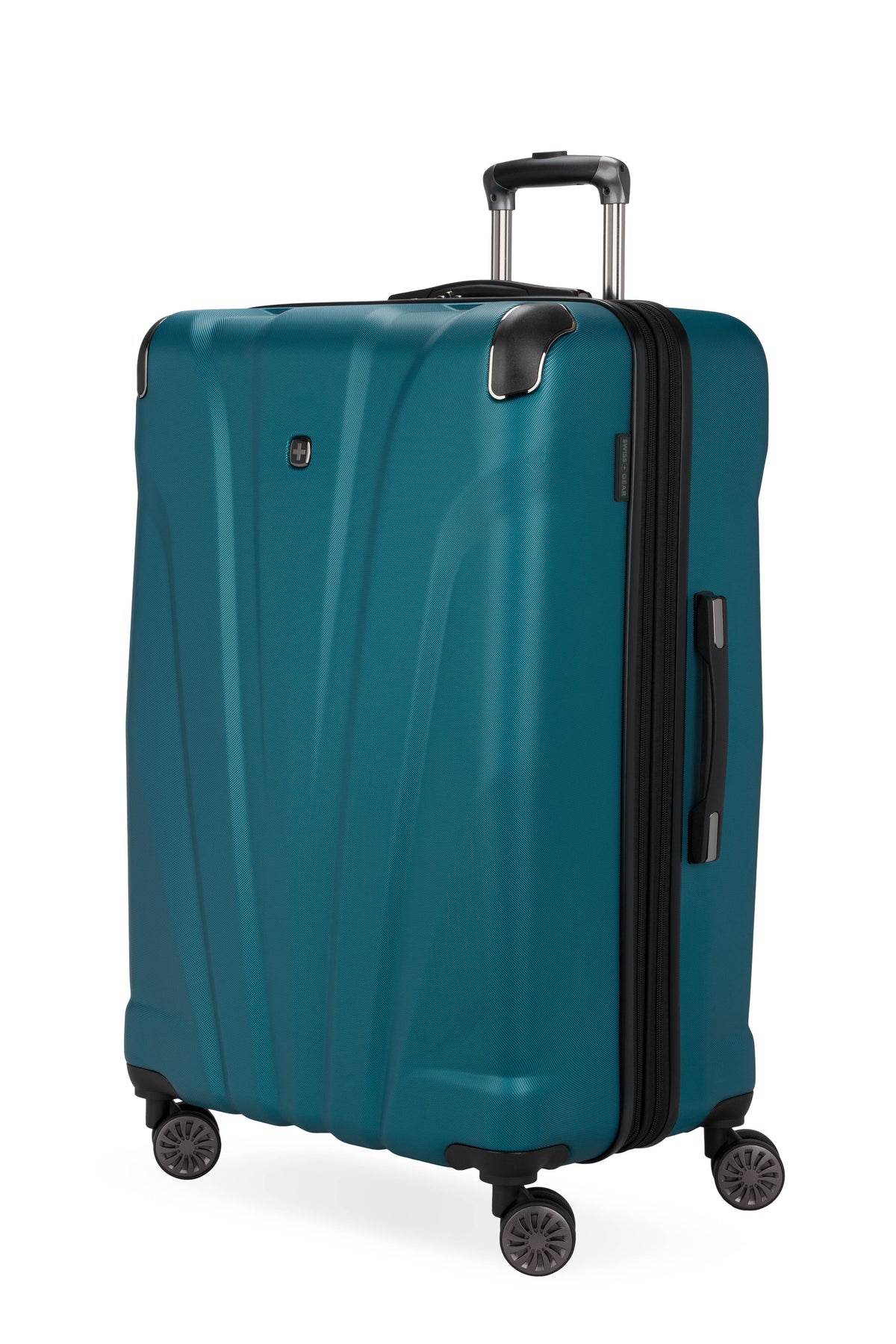 SWISSGEAR Cascade Large Checked Spinner - Teal - 01