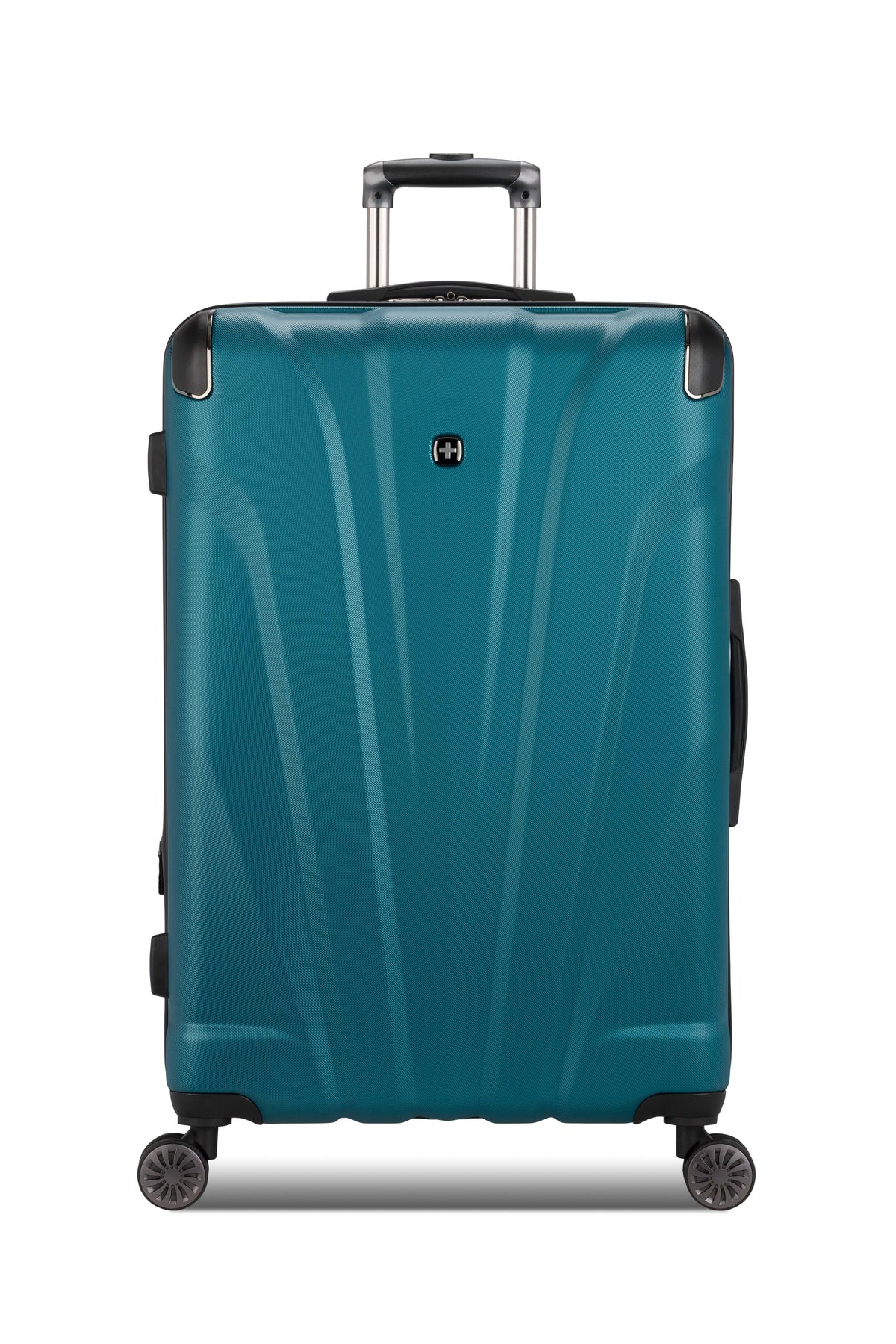 SWISSGEAR Cascade Large Checked Spinner - Teal - 03