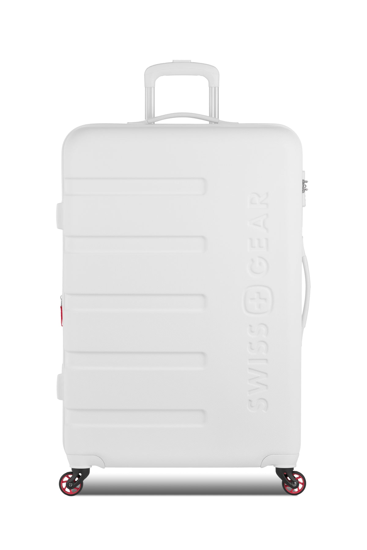 SWISSGEAR Signature Large Checked Spinner - White - 03