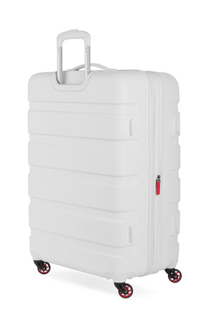 SWISSGEAR Signature Large Checked Spinner in White