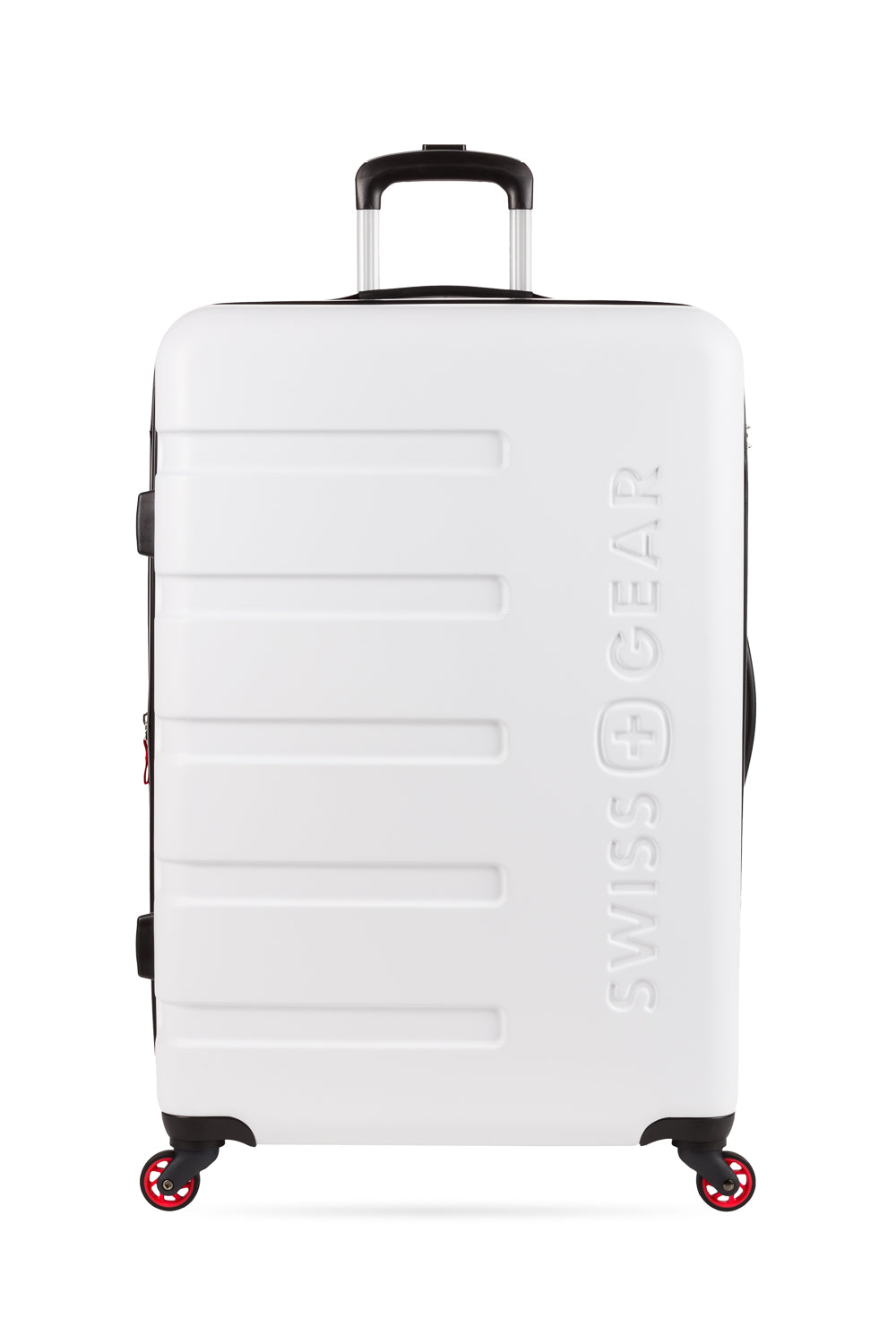 SWISSGEAR Signature Large Checked Spinner in White