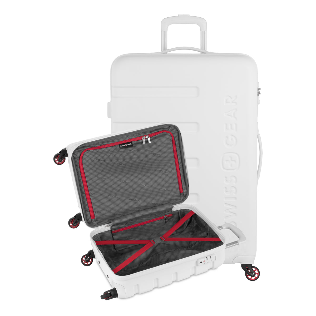 SWISSGEAR Signature 2-Piece Spinner Set - White - 16
