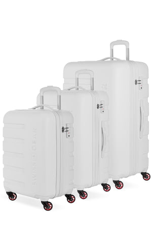 SWISSGEAR Signature 3-Piece Spinner Set in White